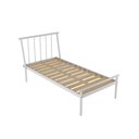 Ver mais imagens de Cama Solteiro em Aço Begônia CabeCasa MadeiraOriginals Branco