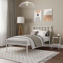 Ver imagem 1 de Cama Solteiro em Aço Begônia CabeCasa MadeiraOriginals Branco