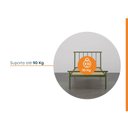 Ver imagem 3 de Cama Solteiro em Aço Begônia CabeCasa MadeiraOriginals