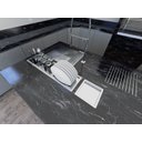 Ver imagem 6 de Lixeira Quadratta Kitchen 4L em Aço Inox Escovado com Tampa Articulada