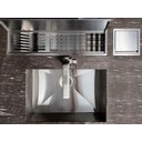 Ver imagem 2 de Lixeira Quadratta Kitchen 4L em Aço Inox Escovado com Tampa Articulada