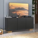 Ver imagem 2 de Rack para Tv até 32 Polegadas com 3 Portas Multimóveis Mp1068 Preto/natural