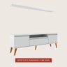 Rack para Tv com Prateleira 180cm Retro Mdf Branco Dallas - On Móveis - 4