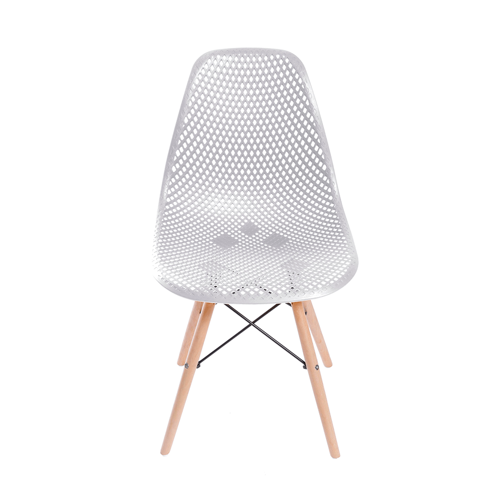 Ver imagem 3 de Kit 2 Cadeiras Eames Jantar Colmeia Branca