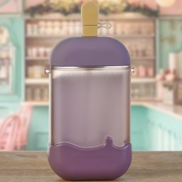 Copo Infantil Picolé 400ml 19x8x8cm Roxo - 2