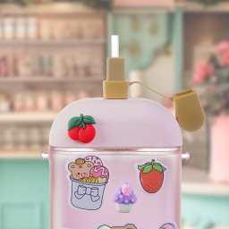 Copo Infantil Picolé 400ml 19x8x8cm Roxo - 6
