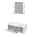 Ver imagem 3 de Conjunto Suspenso para Banheiro com Espelheira 80cm