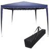 Tenda Gazebo Articulada 3x3 M Barraca Praia Camping Sanfonada Dobravel Alumínio com Bolsa - Azul - 1