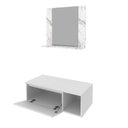 Ver imagem 3 de Conjunto Suspenso para Banheiro com Espelheira 80cm