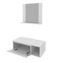 Ver imagem 3 de Conjunto Suspenso para Banheiro com Espelheira 80cm