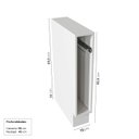 Ver imagem 4 de Balcão Toalheiro 15cm Sem Tampo Arizona CabeCasa MadeiraOriginals