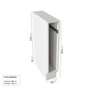 Ver imagem 4 de Balcão Toalheiro Planejado 15cm sem Tampo Arizona CabeCasa MadeiraOriginals Branco