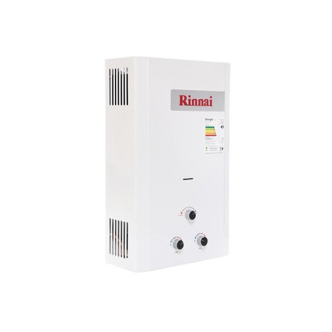Aquecedor a Gás Glp Rinnai 20l Branco Mecânico Reum200cf