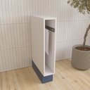 Ver imagem 1 de Balcão Toalheiro Planejado 15cm sem Tampo Arizona CabeCasa MadeiraOriginals Azul/Branco