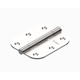 Kit 3 Dobradiças Haga 3x2½ Pino Chato sem Anel - 2546 - 1