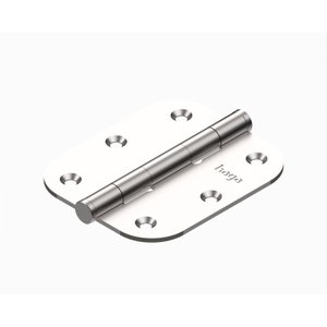Kit 3 Dobradiças Haga 3x2½ Pino Chato sem Anel - 2546