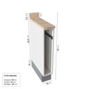 Ver imagem 4 de Balcão Toalheiro Planejado 15cm Arizona CabeCasa MadeiraOriginals Cinza/Branco