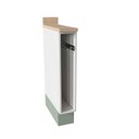 Ver imagem 3 de Balcão Toalheiro Planejado 15cm Arizona CabeCasa MadeiraOriginals Verde/Branco/Menta