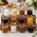 Ver imagem 4 de Jogo 24 Leiteiras Cristal 290ml Pequenos Voadores L'Hermitage com Bico Restaurante Buffet