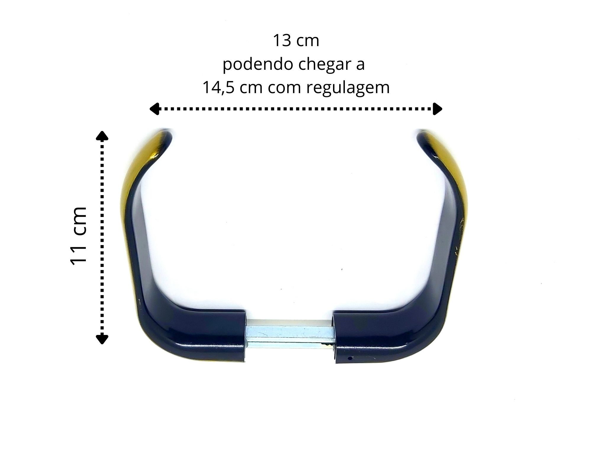 Maçaneta Para Porta Fechadura Modelo Alavanca - Oxidado Universal - 2