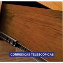 Ver imagem 3 de Guarda Roupa Modulado Áurea 4 Portas de Bater 3 Gavetas MDF Cinamomo e Off White Arbo Design