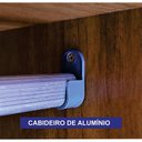 Ver imagem 2 de Guarda Roupa Modulado Áurea 4 Portas de Bater 3 Gavetas MDF Cinamomo e Off White Arbo Design