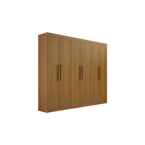 Guarda Roupa Casal 6 Portas 4 Gavetas Leblon D' Doro Cinamomo