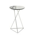 Ver imagem 1 de Mesa Lateral Pepa Tampo Espelhado Base Cromada - 17464