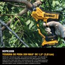 Ver imagem 5 de Tesoura de Poda Dewalt 20v Max Dcpr320b-b3 - sem Bateria