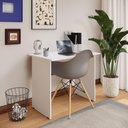 Ver imagem 2 de Mesa de Jantar New City 4 Lugares Retangular MDF Branco Gebb Work