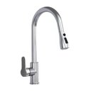 Ver imagem 2 de Torneira Gourmet para Cozinha Pia Bica Alta com Ducha Extensora 2 Modos Jato e Chuveirinho Giro 360°