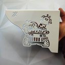 Ver imagem 5 de Mãos Francesas Decorativas 20cm Menino Safari Branco Aço para Prateleira Pequena