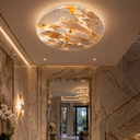 Ver imagem 3 de Plafon LED 32x32 Redondo Decorativo Marmorizado