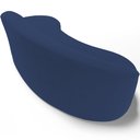 Ver mais imagens de Sofá 3 Lugares Curvo Sala de Estar Living Firenze Direito D02 Veludo Azul Marinho 180 cm C-304 - Lya