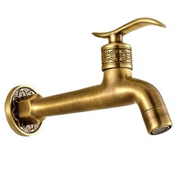 Torneira de Bronze Rustico Retro Vintage Jardim Tanque - 2