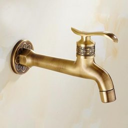 Torneira de Bronze Rustico Retro Vintage Jardim Tanque - 1