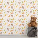 Ver imagem 2 de Papel de Parede Infantil - Safari Baby 2 Arte Destaque 3 Metros