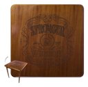 Ver imagem 6 de Mesa de Madeira Maciça Quadrada 80x80cm 4 Lugares Sala Jantar Cozinha - Stronger Whiskey - Natural