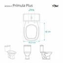 Ver imagem 6 de Tampa de Vaso Acrilico Primula Plus Branco Ppara Bacia Fiori