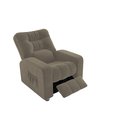 Ver imagem 3 de Poltrona Reclínavel Mx7 Azera Veludo Cappuccino E434 - Matrix