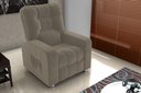 Ver imagem 1 de Poltrona Reclínavel Mx7 Azera Veludo Cappuccino E434 - Matrix