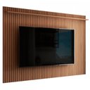 Ver imagem 3 de Painel para Tv até 80 Polegadas Leblon Ripado 1 Prateleira Nature - Panorama Móveis