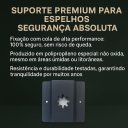 Ver imagem 4 de Espelho Flame 100x35cm Polido Bivolt Sala Salão Luxo LED Branco