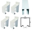 Ver imagem 1 de 4 Suportes Parede para Trilho Sp-1098 Branco