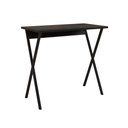 Ver imagem 2 de Escrivaninha X 80x46 para Home Office e Computador com Base em Ferro - Ferro Preto Tampo Preto