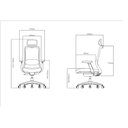 Ver imagem 5 de Cadeira Escritório Presidente Bella Ghb