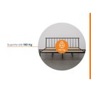 Ver imagem 3 de Cama King em Aço Begônia CabeCasa MadeiraOriginals