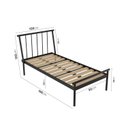 Ver imagem 2 de Cama Solteiro em Aço Begônia CabeCasa MadeiraOriginals