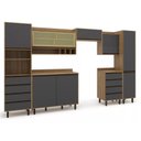 Ver imagem 2 de Cozinha Modulada 7 Peças 8 Portas 8 Gavetas Confort