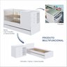 Berço Multifuncional com Cama Auxiliar 3 Gavetas - 10